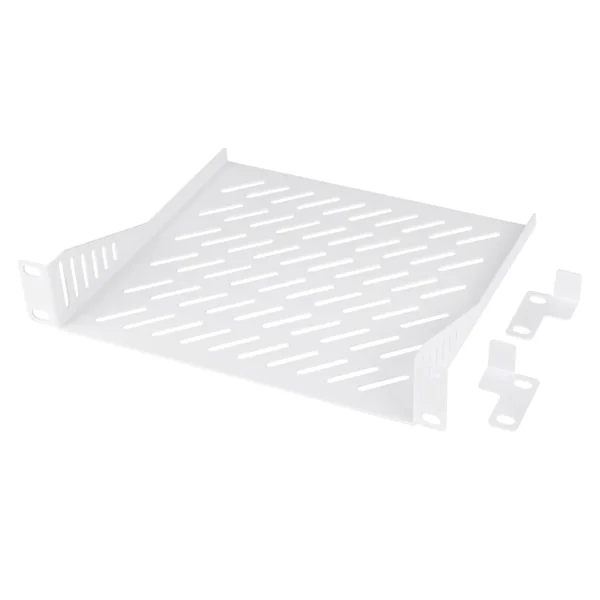 10 inch 0.5U Rack Shelf - Vented Server Rack Tray
