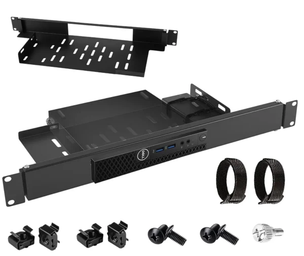 Desktop Mini Pc Rack Dell OptiPlex MFF Mini PC Rack Mount - 1U Server Shelf