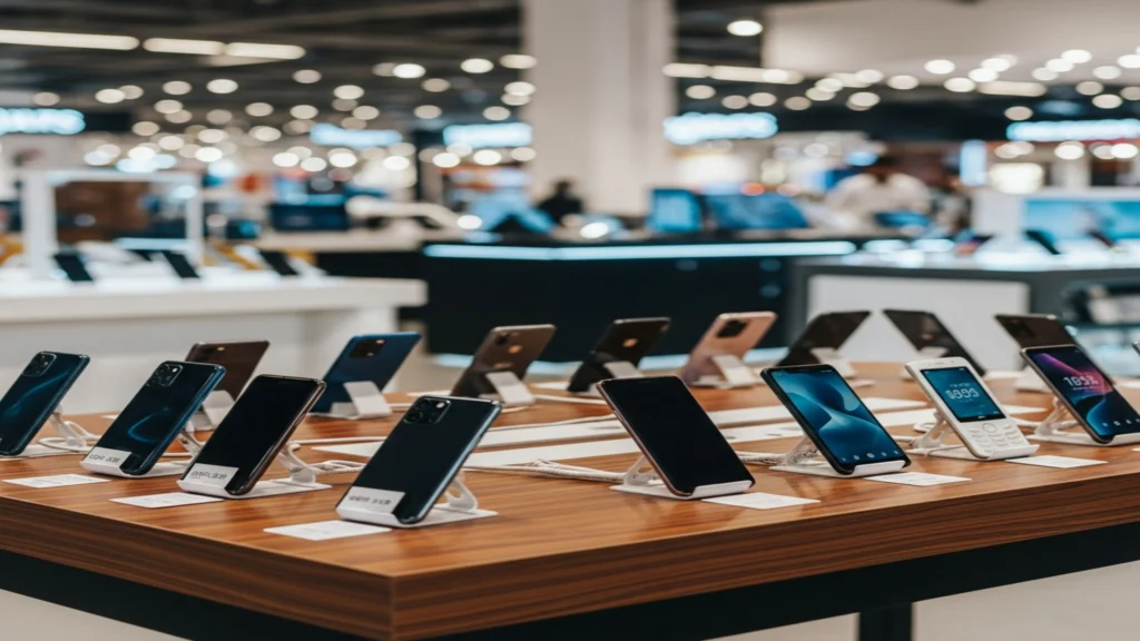 Mobile phones available in Dragon Mart UAE, showing best deals, brands, and prices.