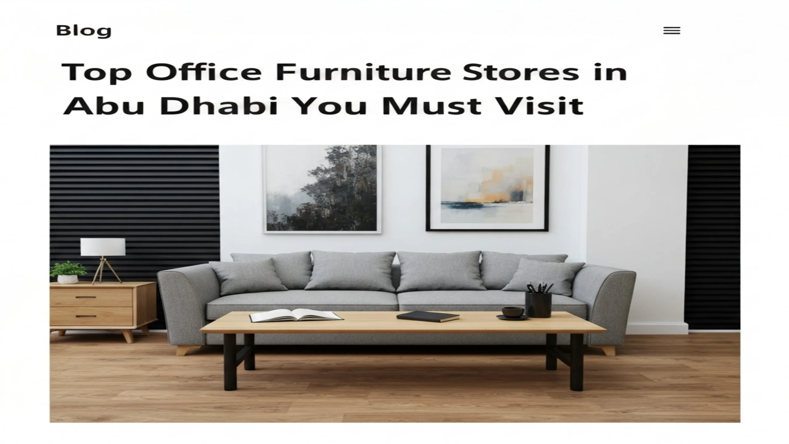 Top Office Furniture Stores in Abu Dhabi You Must Visit
